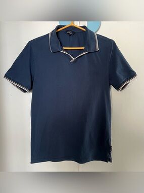 Ben Sherman Navy Twin Tipped Polo